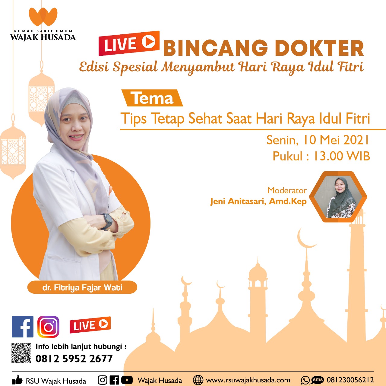 Bincang Dokter Tips Tetap Sehat Saat Hari Raya Idul Fitri